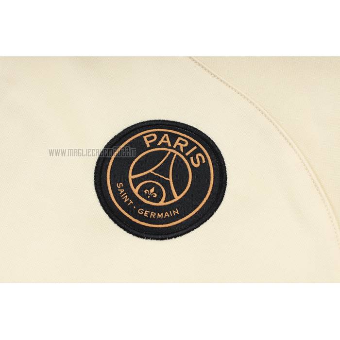 Tuta da Track de Felpa del Paris Saint-Germain Bambino 2023-2024 Giallo